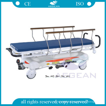 AG-HS001 Hot sales!!! luxurious hydraulic emergency transfer bed hospital furniture for sale